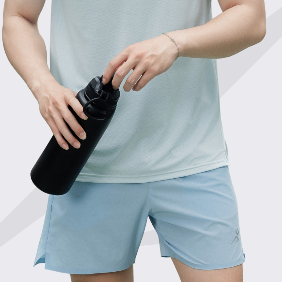 Quần short thể thao nam VeliX Active Daily Shorts Seamless Blue