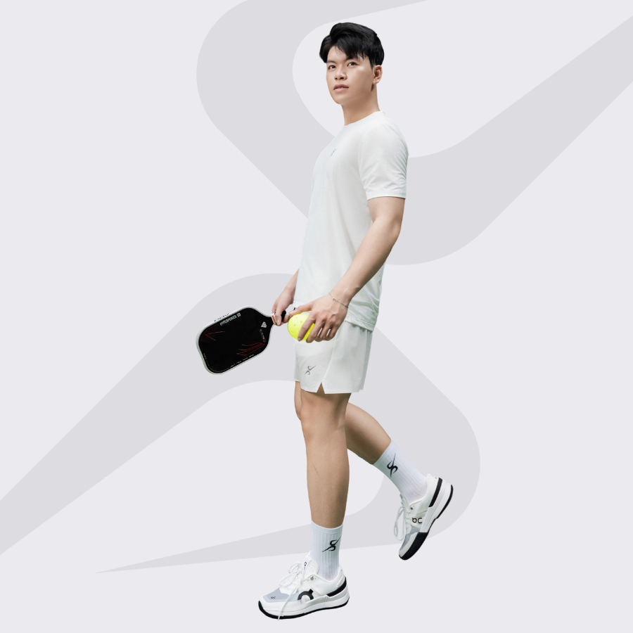 Áo thun thể thao nam VeliX Active Daily Tee Ice White