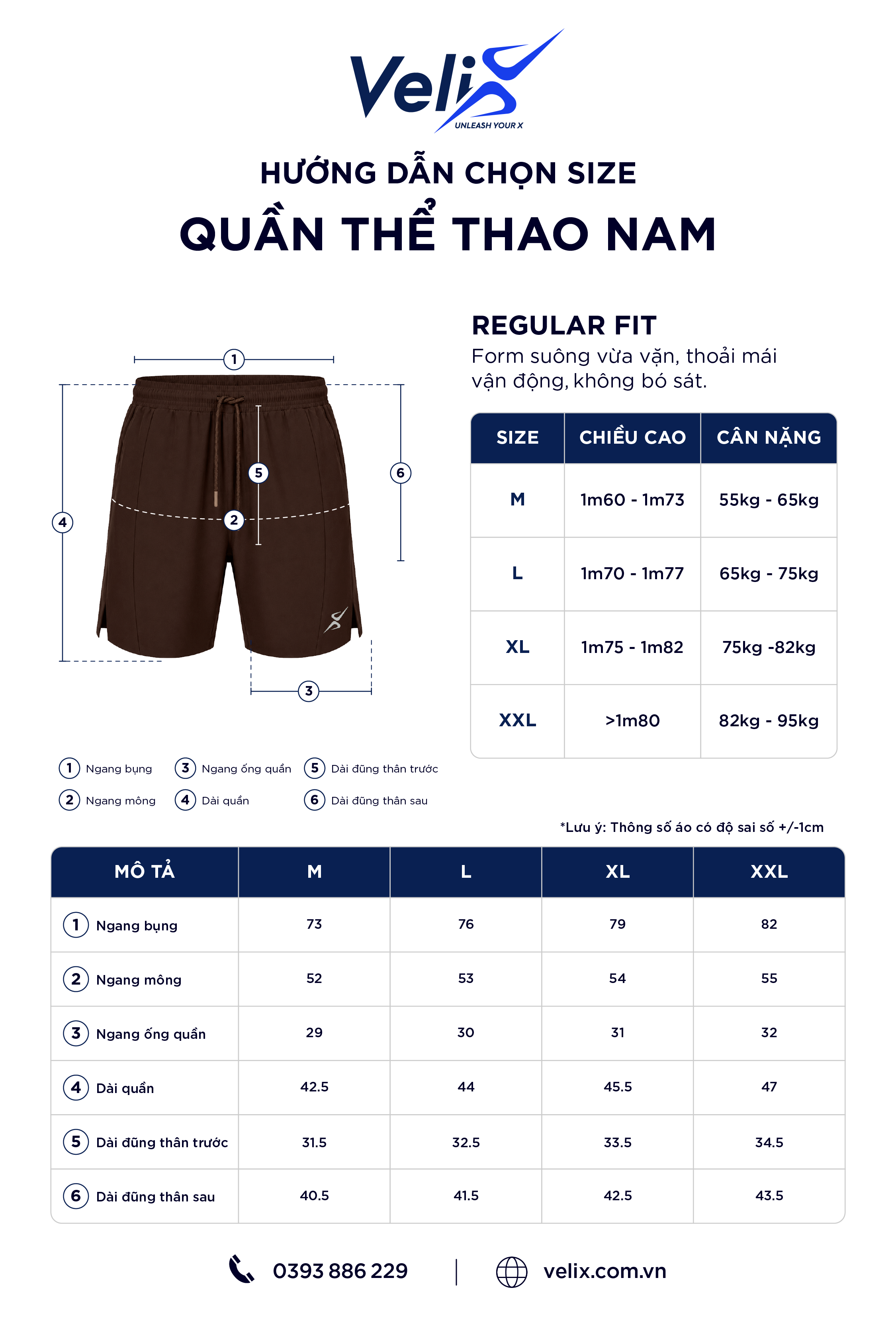 Hướng dẫn chọn size